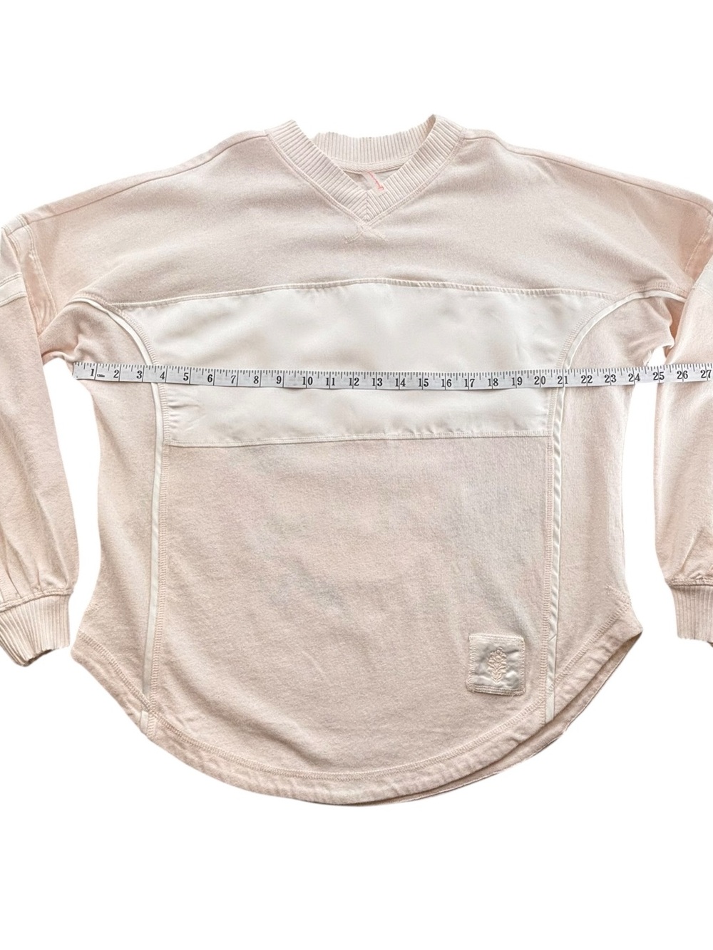 Free People Movement Embroidered Sweatshirt Sz. XS Oversized - Picture 8 of 9